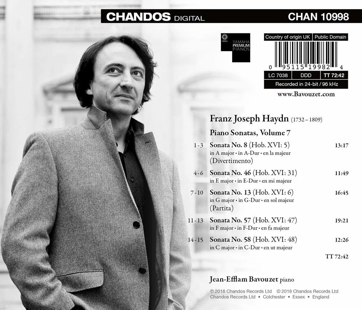 Jean-efflam Bavouzet - PIANO SONATAS VOL. 7  - (CD)