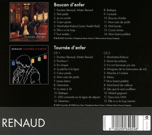 Renaud - Coffret 2CD (Boucan d'enfer & Tournée d'enfer)  - (CD)
