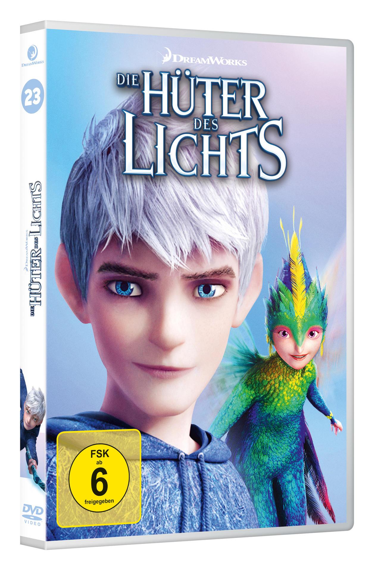 DVD-Cover des Films Hüter des Lichts mit Charakterkunst.