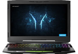 MEDION ERAZER® X6805 (MD61107), Notebook mit 15,6 Zoll Display, Intel® Core™ i5 Prozessor, 8 GB RAM, 256 GB SSD, GeForce® GTX 1060, Schwarz