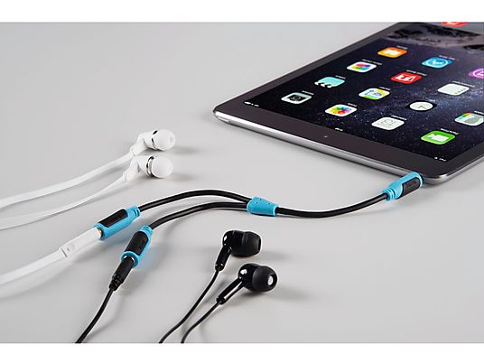 HAMA Super Soft AUX3 - Audiokabel (Blau/schwarz)