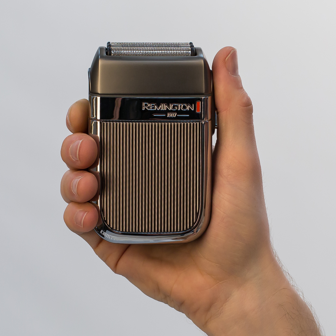 REMINGTON HF9000 Rasierer Heritage Foil Shaver Grau (Folienrasierer, Hybrid-Intercept-Trimmer)