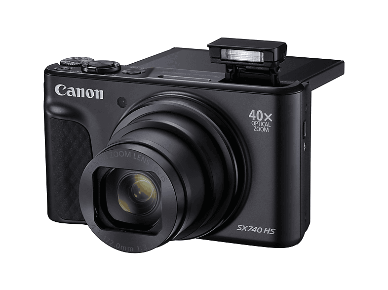 CANON Powershot SX740 HS | Kompaktkamera Schwarz | MediaMarkt