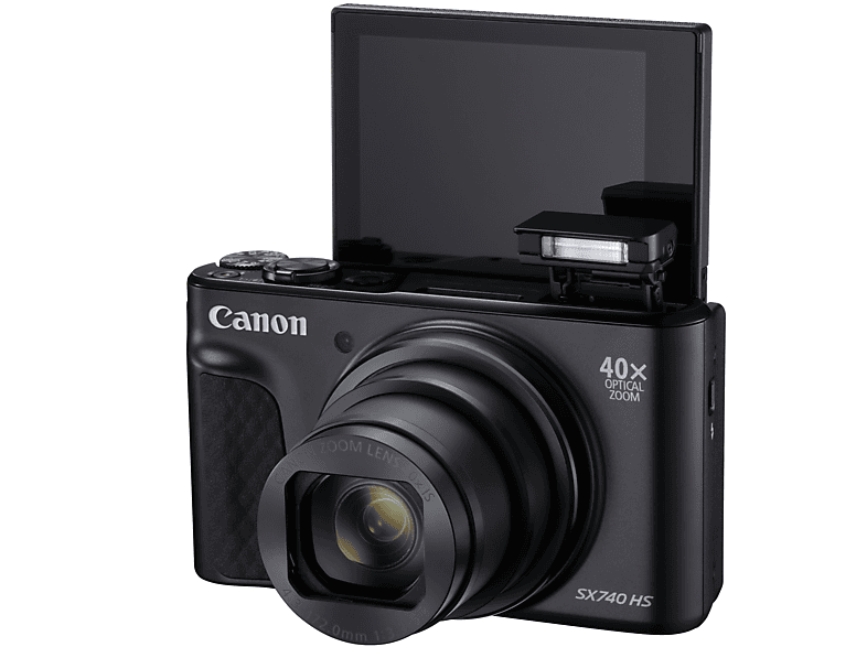 CANON Powershot SX740 HS | Kompaktkamera Schwarz | MediaMarkt