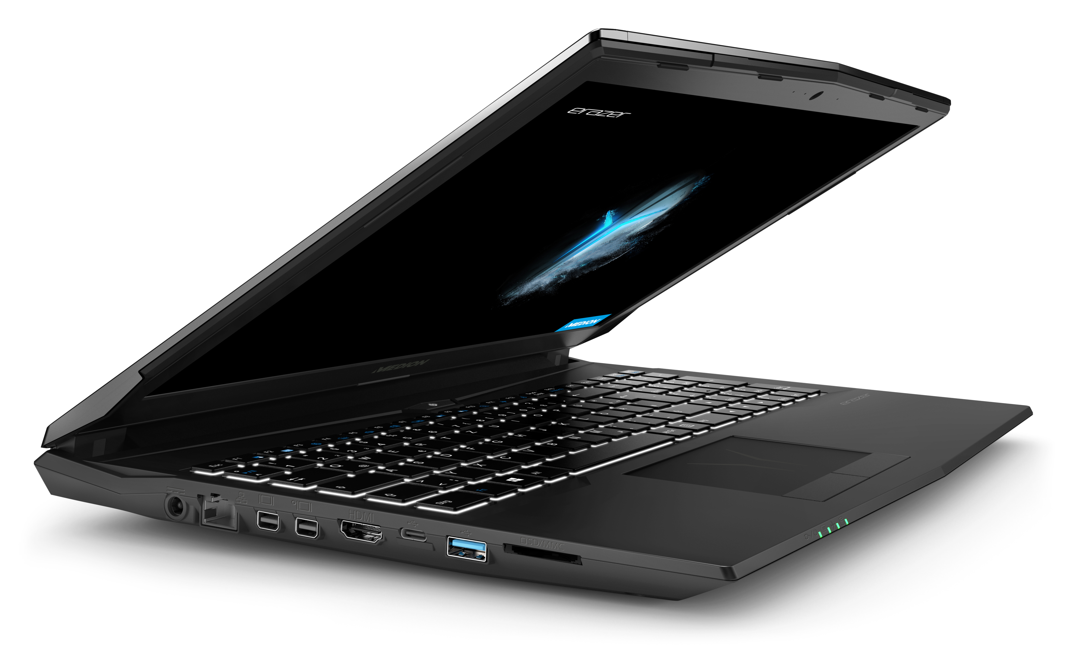 MEDION ERAZER® P6705 (MD61292) - 15,6 Zoll - Intel® Core™ i7 i7-8750H - 16 GB - 1 TB - NVIDIA GeForce® GTX 1050 Ti - Windows