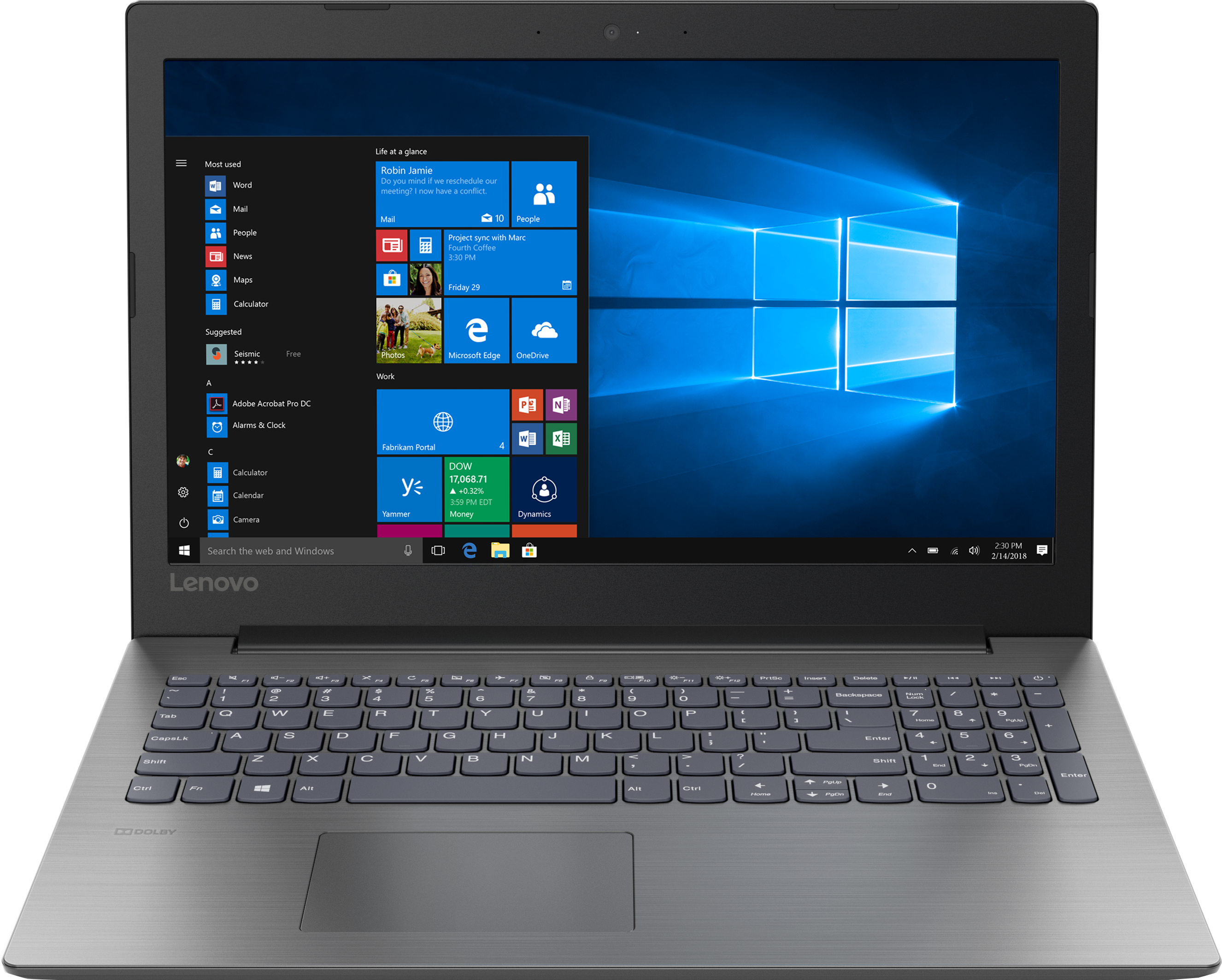 LENOVO 330-15ARR - Ordinateur portable (15.6 ", 128 GB SSD, Platinum Grey)