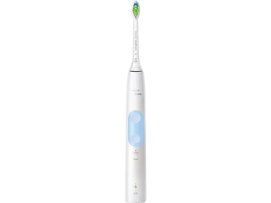 PHILIPS Sonicare HX6839/28 ProtectiveClean 4500 Elektrische Zahnbürste Weiß/Helblau, Reinigungstechnologie: Schalltechnologie