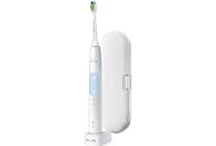 PHILIPS Sonicare HX6839/28 ProtectiveClean 4500 Elektrische Zahnbürste Weiß/Helblau, Reinigungstechnologie: Schalltechnologie