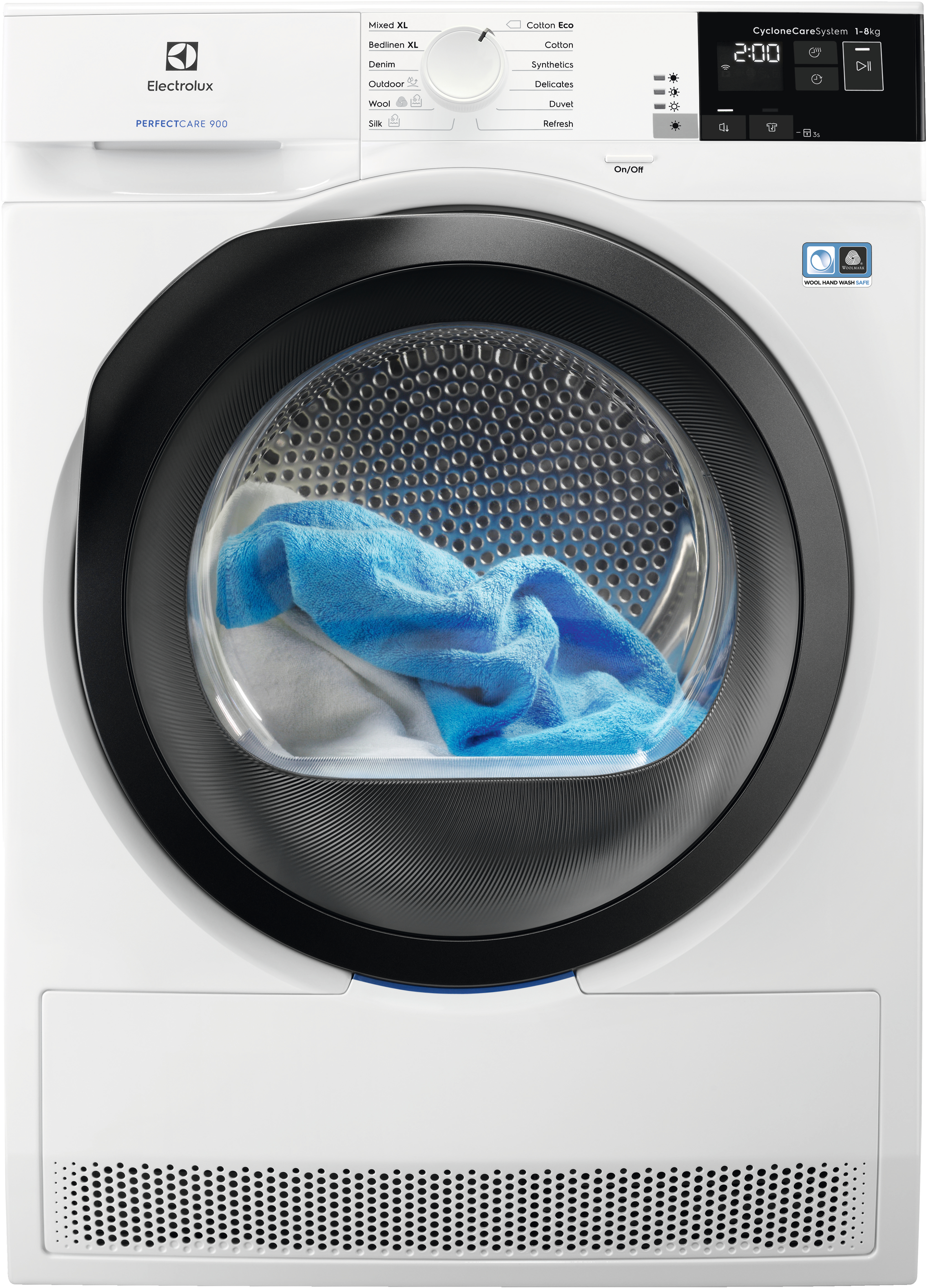 ELECTROLUX EW9H478S Hőszivattyús szárítógép, 8 kg, inverter motor, LED kijelző, A+++