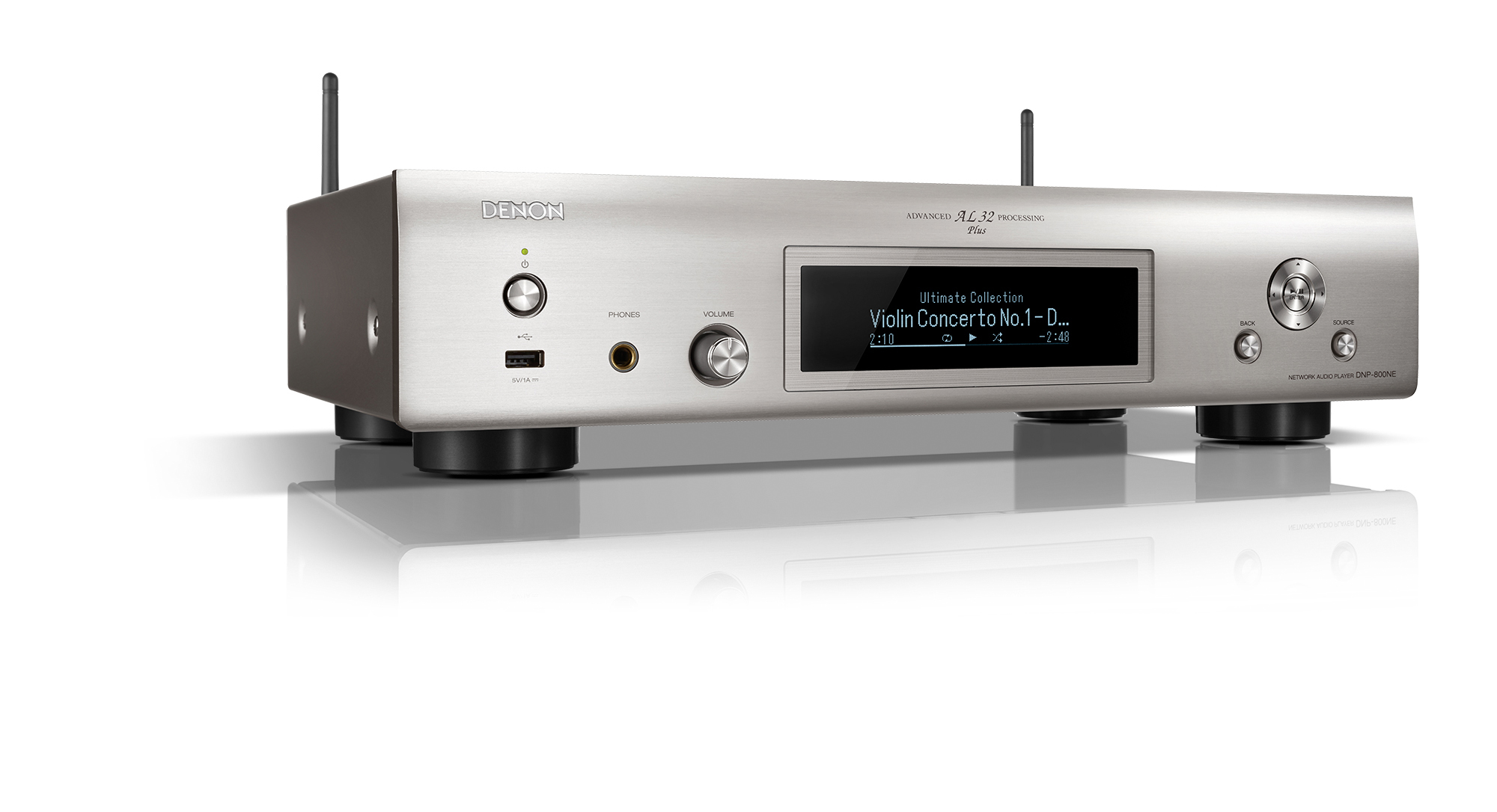 DENON DNP-800NE Netzwerk-Audioplayer, Silber