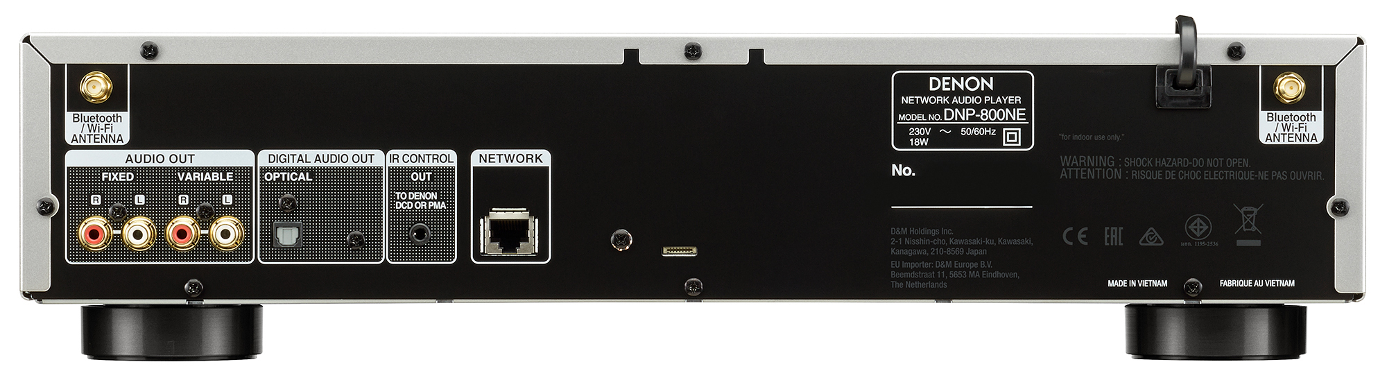 DENON DNP-800NE Netzwerk-Audioplayer, Silber