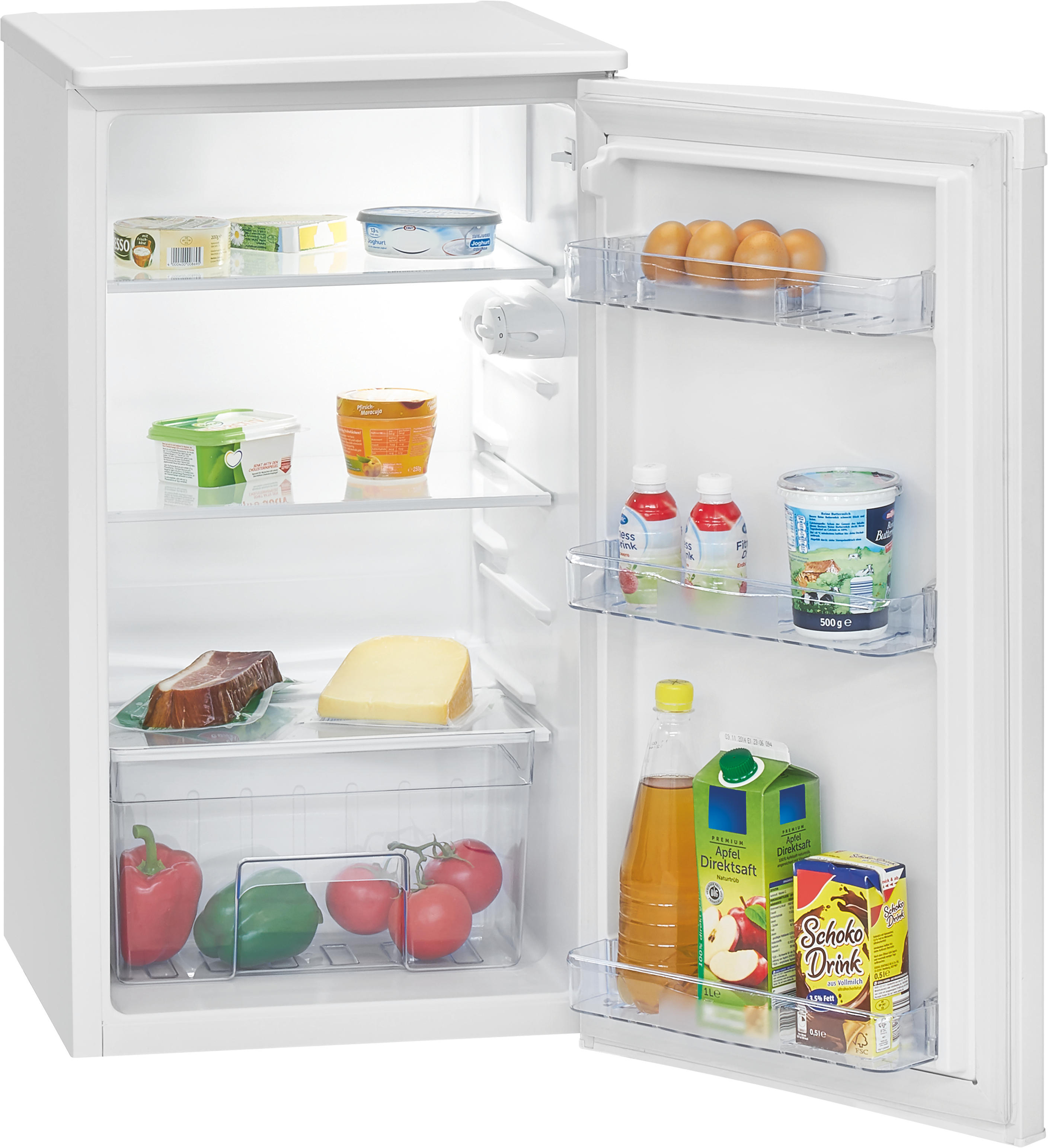 BOMANN VS 7231 Kühlschrank (88 l, F, 831 mm hoch, Weiß)