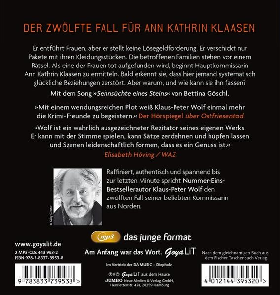 Wolf (12) Ungekürzte - Autorenlesung (MP3-CD) Klaus-peter Ostfriesenfluch MP3 -