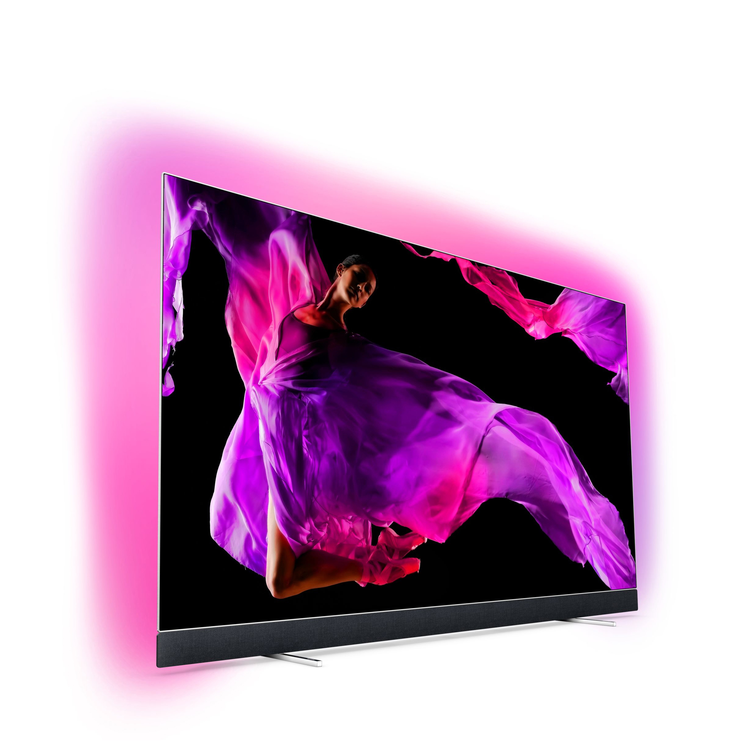 PHILIPS 55OLED903 OLED TV (Flat, 55 Zoll / 139 cm, UHD 4K, SMART TV, Ambilight, Android TV)