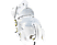 SILVERLIT Robo Chameleon - Jouet électrique (Blanc)