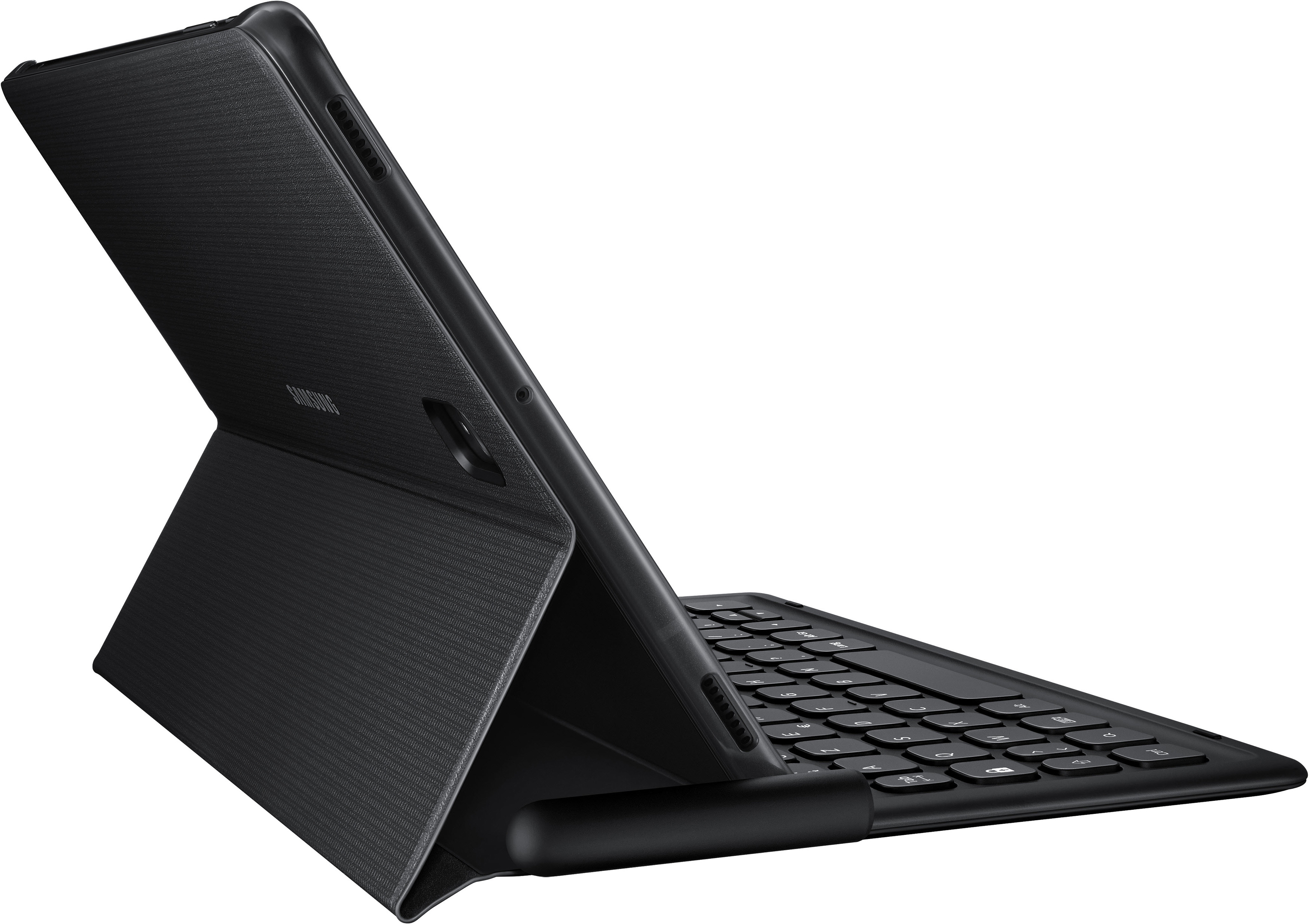 SAMSUNG Book Cover Keyboard EJ-FT830 für das Galaxy Tab S4, schwarz Schutzhülle mit Tastatur, für Tablet, Schwarz