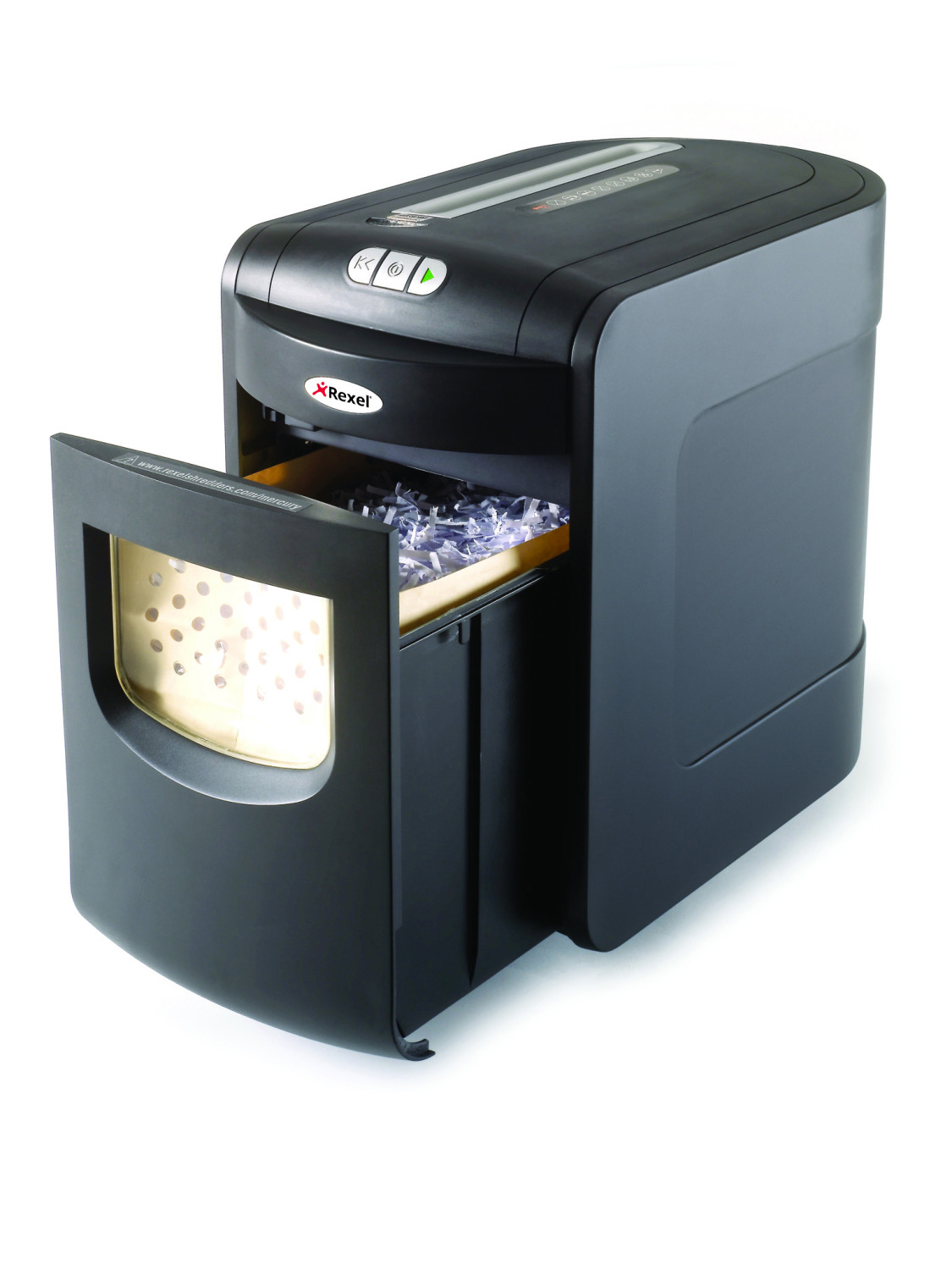 REXEL Mercury REX1023 Manueller Aktenvernichter mit innovativer Anti-Papierstau-Technologie, Schwarz