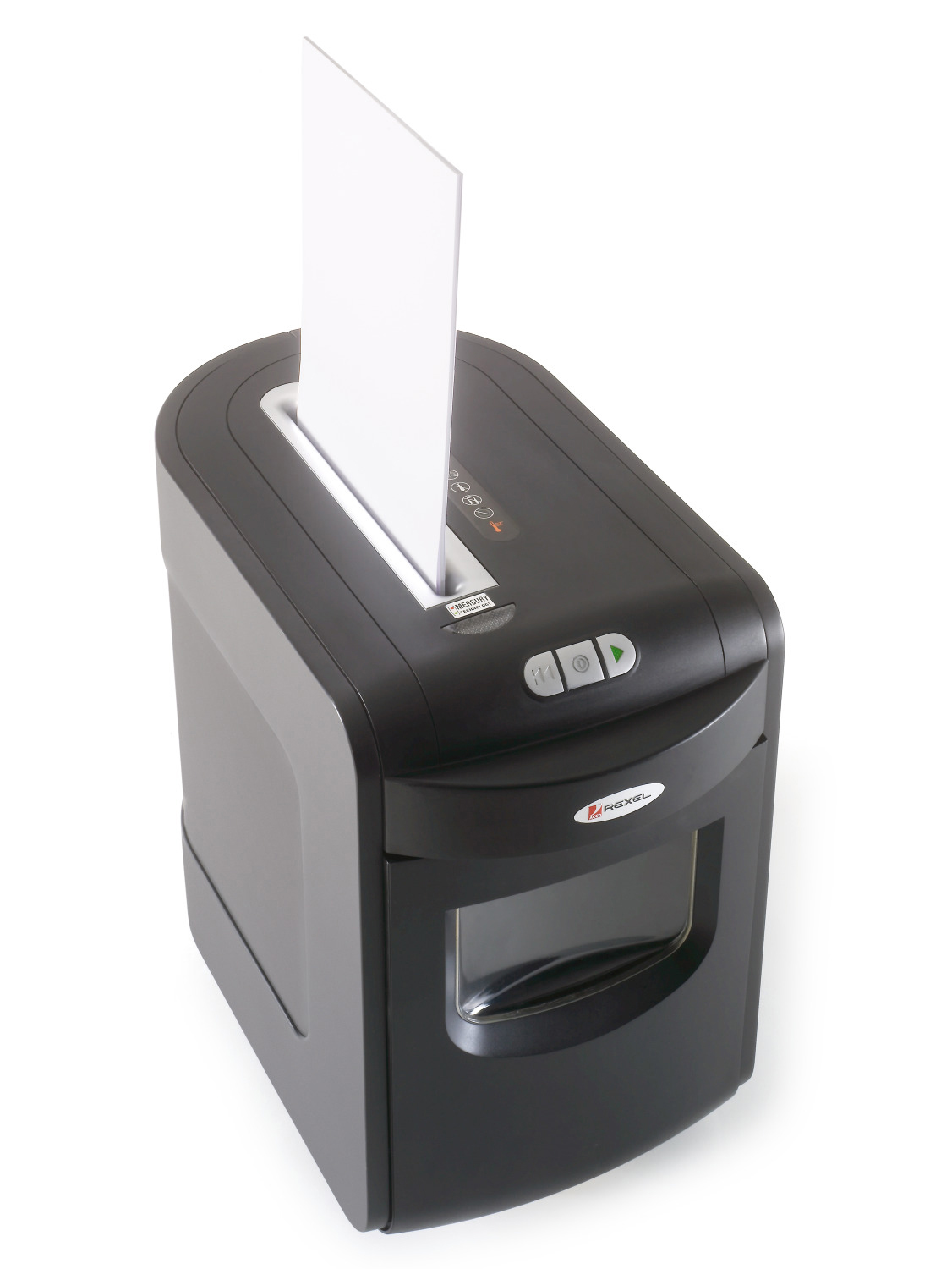 REXEL Mercury REX1023 Manueller Aktenvernichter mit innovativer Anti-Papierstau-Technologie, Schwarz