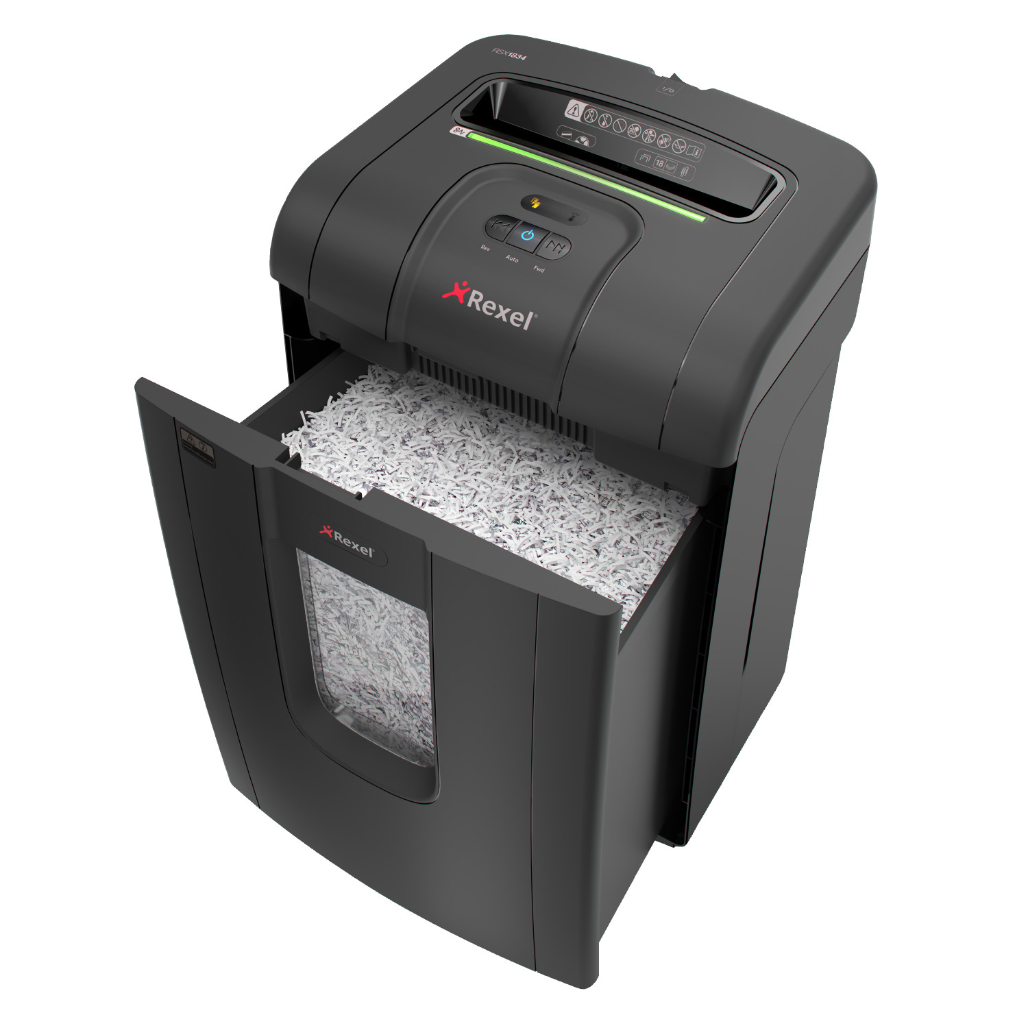 REXEL Mercury™ RSX1834 Manueller Aktenvernichter, Schwarz