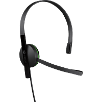 MICROSOFT Xbox Chat Headset Headset, Schwarz