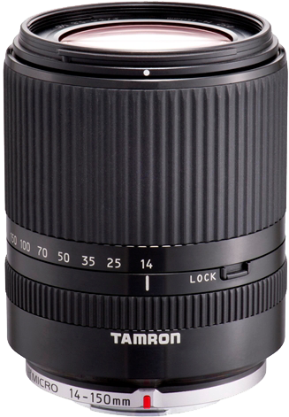 Tamron 14-150mm Zwart Micro 4.3