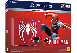 PlayStation 4 Pro 1 TB Marvel's Spider-Man Limited Edition - Console de jeux - Rouge