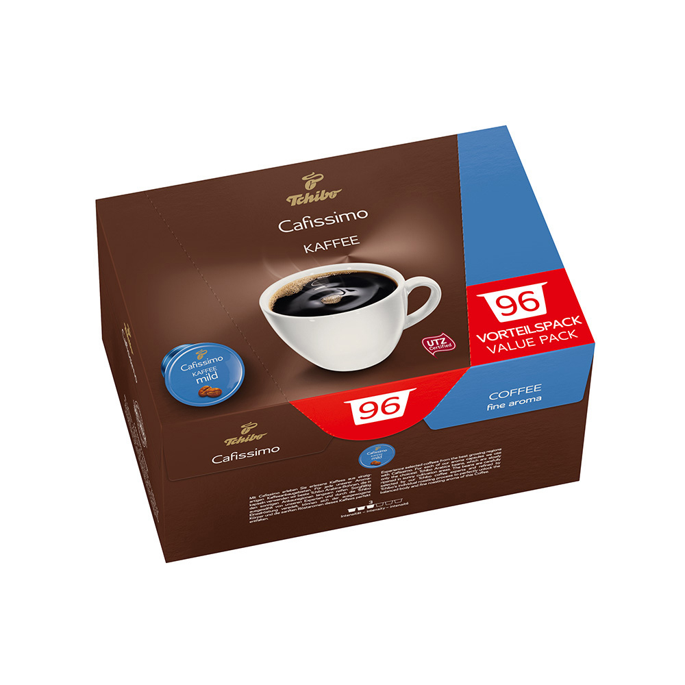 TCHIBO Kaffee mild Kaffeekapseln 96 Stück (Tchibo Cafissimo)