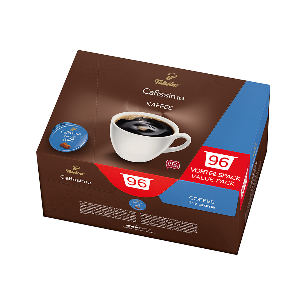 TCHIBO Kaffee mild Kaffeekapseln 96 Stück (Tchibo Cafissimo)