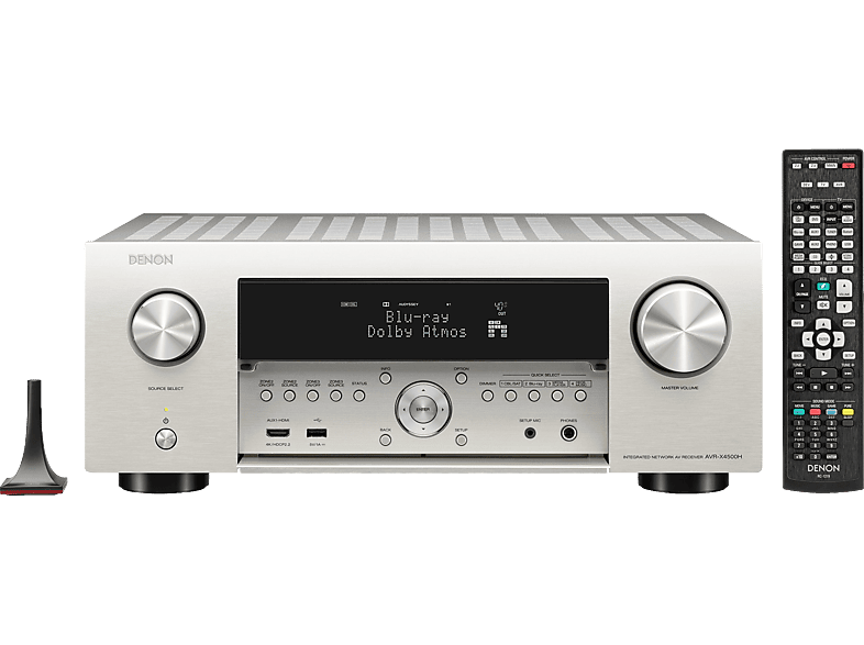 DENON AVRX4500H AVReceiver (11.2 Kanäle, 200 Watt pro Kanal, Silbergold) AVReceiver