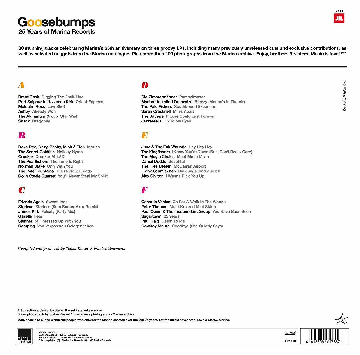 VARIOUS - Goosebumps-25 Years Of Marina Records  - (Vinyl)