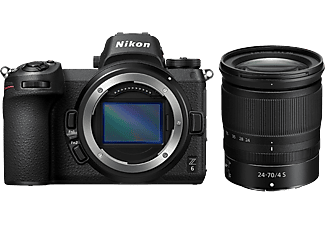 NIKON Z 6 Systemkamera mit Objektiv Z 24-70mm f4 S