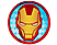 POPSOCKETS Iron Man Icon - Poignée et support de téléphone (Multicolore)