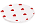 POPSOCKETS Hearting - Maniglia del telefonofond (Bianco/Rosso)