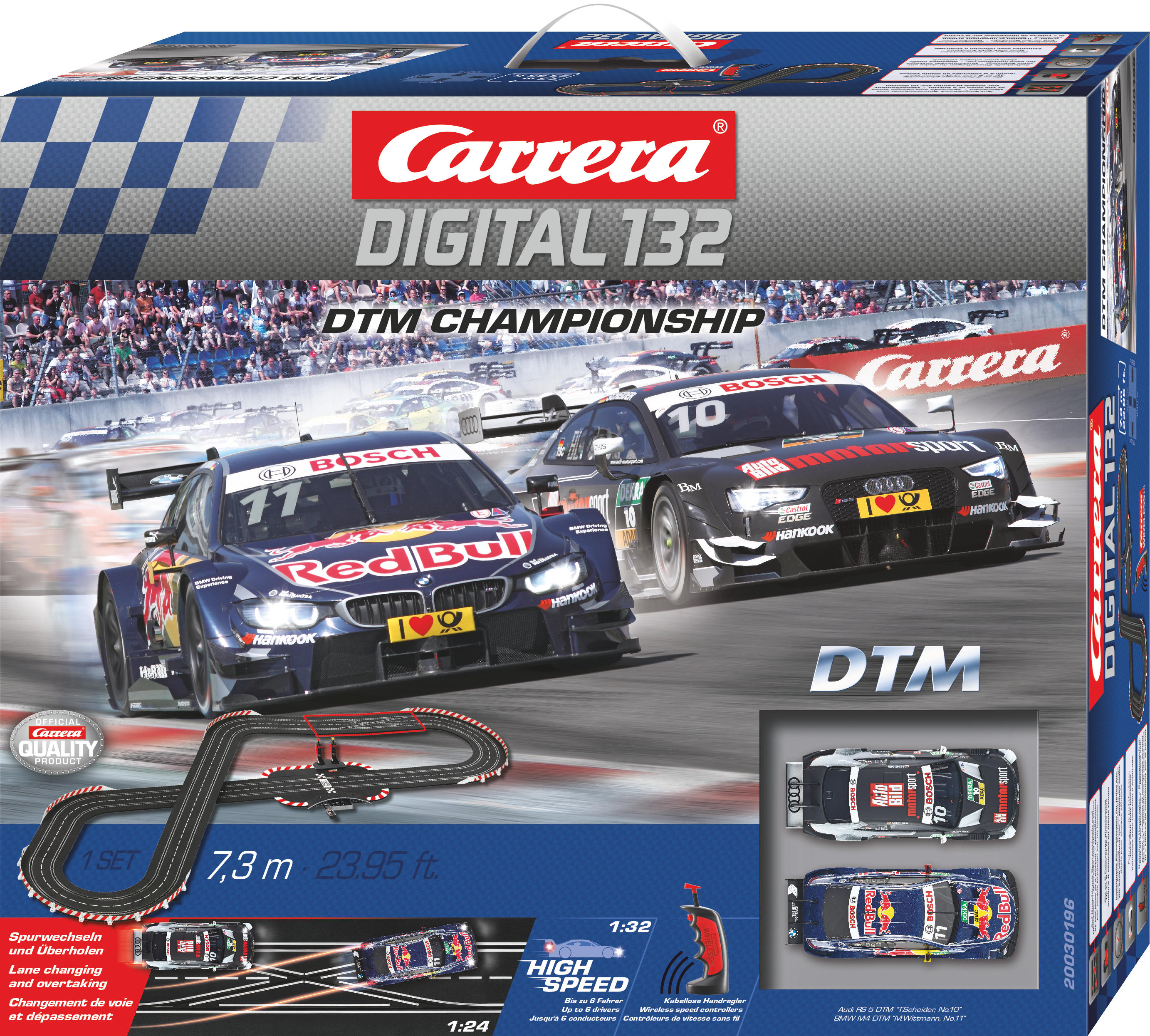 CARRERA (TOYS) DIGITAL 132 - DTM Championship Rennbahn, Mehrfarbig