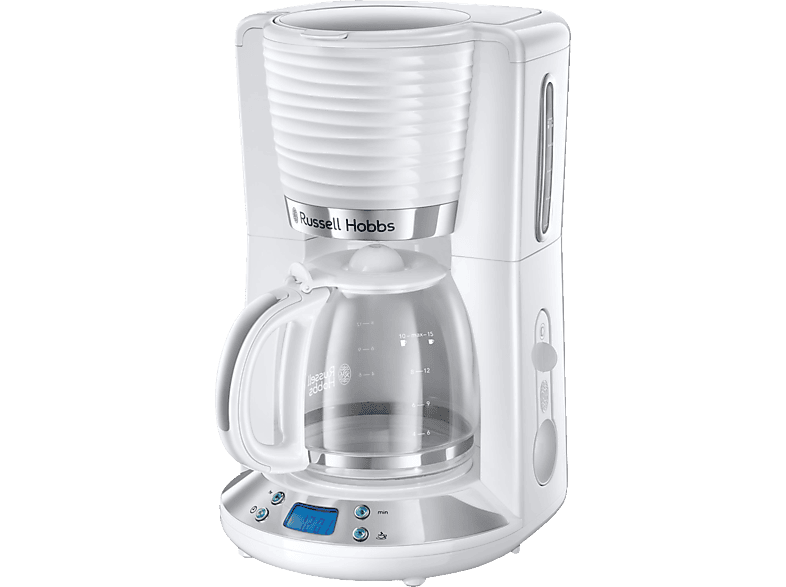 MediaMarkt Kaffeemaschine Weiß/Chrom RUSSELL Kaffeemaschine 24390-56 Inspire HOBBS | RH