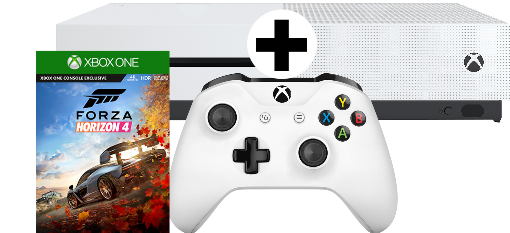 MICROSOFT Xbox One S 1TB Forza Horizon 4 Bundle