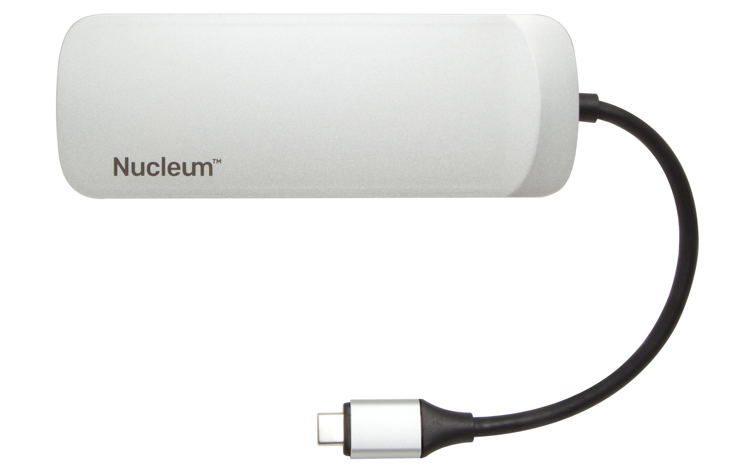 KINGSTON Nucleum USB-C Hub, Schwarz/Weiß