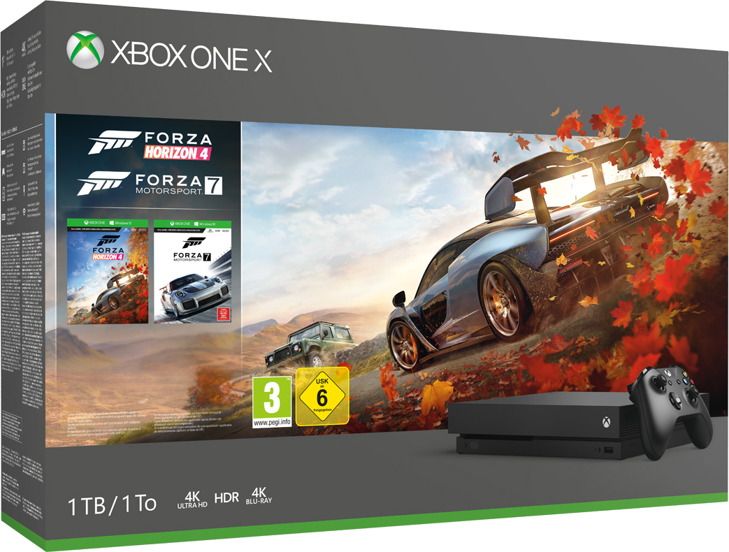 MICROSOFT Xbox One X 1TB Forza Horizon 4 Bundle