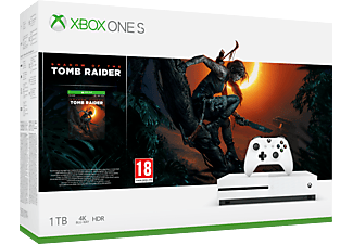 MICROSOFT Xbox One S 1TB + Shadow of the Tomb Raider