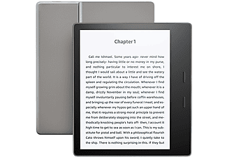 AMAZON KINDLE OASIS 8GB BLACK - lettore eBook (Nero/Alluminio)