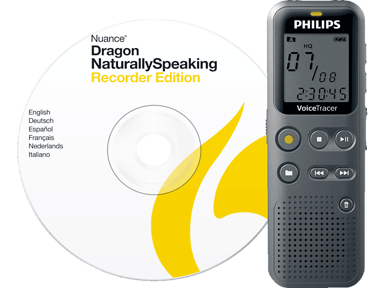PHILIPS VoiceTracer DVT1110 + Dragon Naturally Speaking (DVT1110PC)