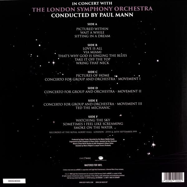 AT - LIVE + Orchestra - Purple, THE Symphony Deep London ROYAL ALBERT (LP HALL Bonus-CD)