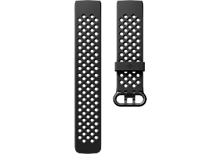 FITBIT Charge 3 Sportarmband (S) - Armband (Schwarz)