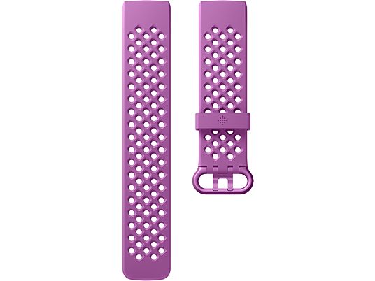 FITBIT Charge 3 Cinturino Sport (L) - Braccialetto (Viola)