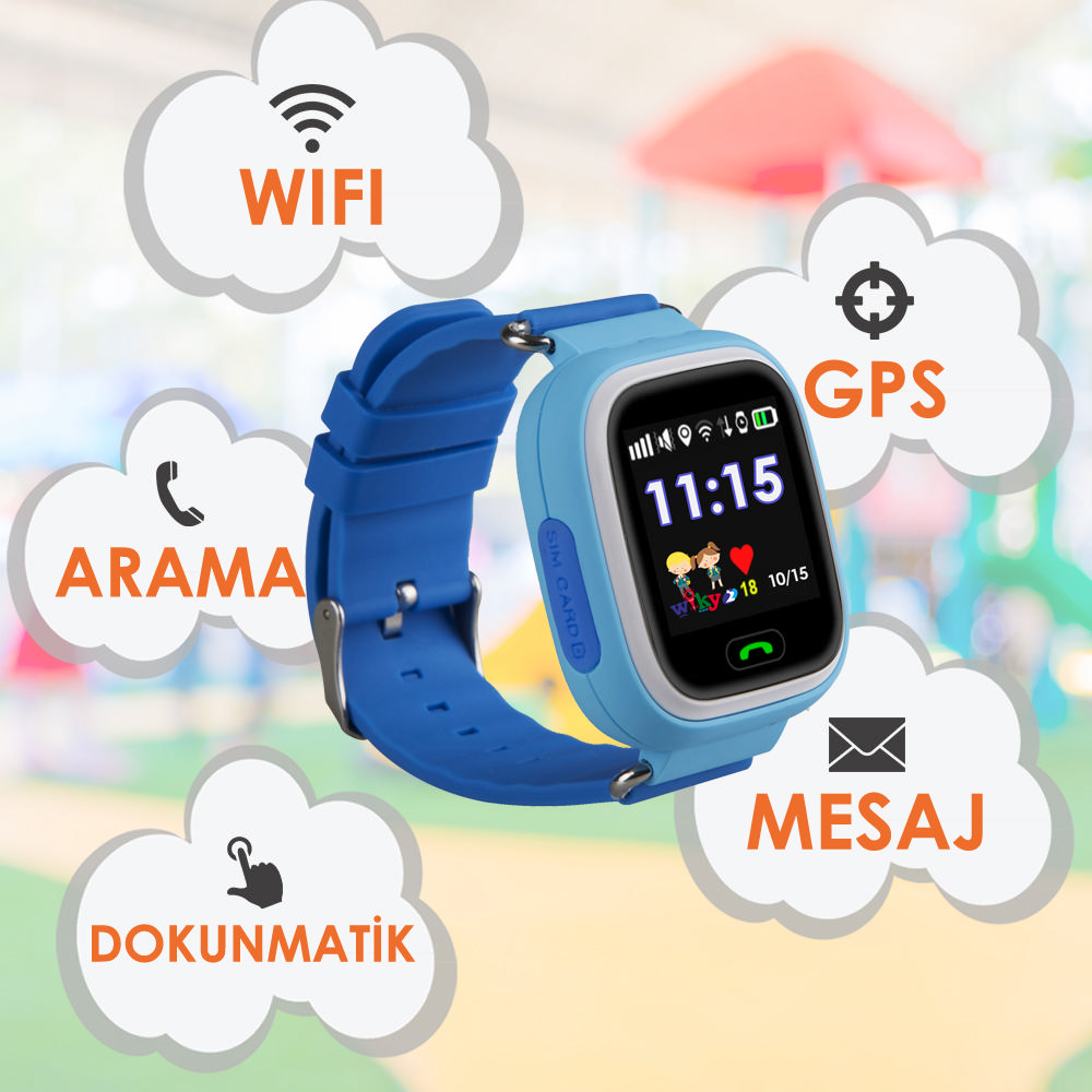 WIKY Watch Ver.2 Mavi Akıllı Çocuk Saati