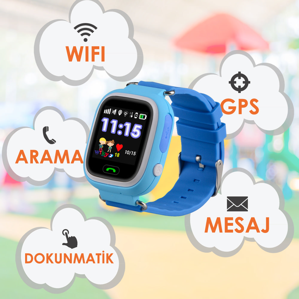 WIKY Watch Ver.2 Mavi Akıllı Çocuk Saati
