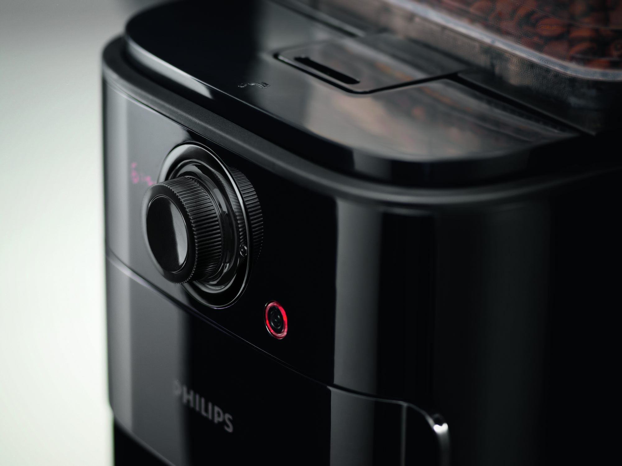 PHILIPS  Percolateur Grind & Brew (HD7767/00) - Machine à café - Capacité (réservoir d'eau): 1,2 l - Type de pot: Verre - Inox