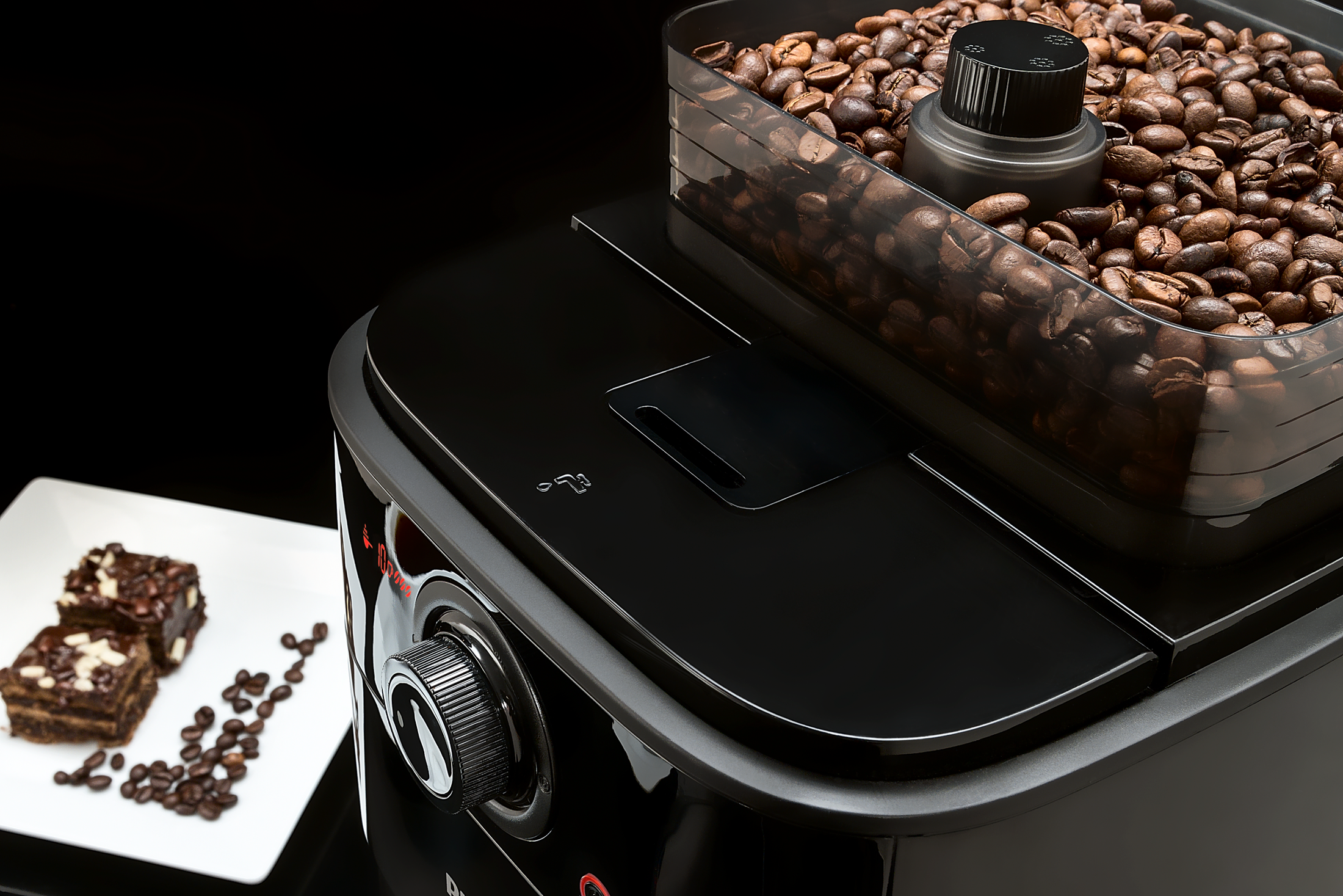 PHILIPS  Percolateur Grind & Brew (HD7767/00) - Machine à café - Capacité (réservoir d'eau): 1,2 l - Type de pot: Verre - Inox