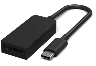 MICROSOFT Surface USB-C-zu-DisplayPort-Adapter - Adapter (Schwarz)