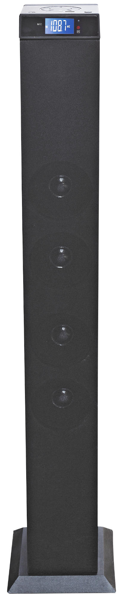 Torre de sonido - OK OMH 1060BT-B, Pantalla LCD, 60W, Radio FM, Bluetooth, USB, SD, Negro